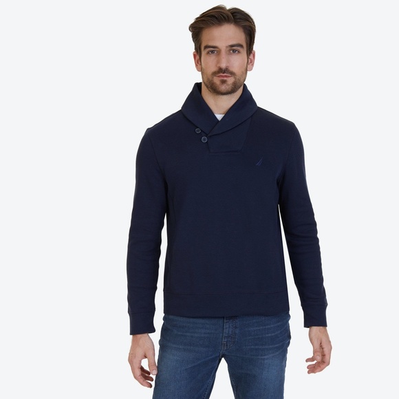 Nautica SHAWL COLLAR SWEATER - Picture 8 of 8